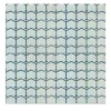 Studio Le Nid Daamè Set di 25 piastrelle quadrate di colore azzurro #2