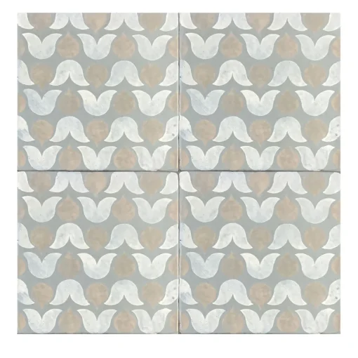Studio Le Nid Daamè Set di 25 piastrelle quadrate grigie #2