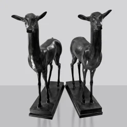 Fonderia Artistica Ruocco Daini Piccoli Coppia di Sculture