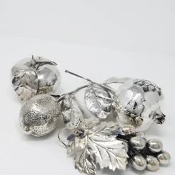 Brandimarte Firenze Decorazione in argento con melograno su stelo