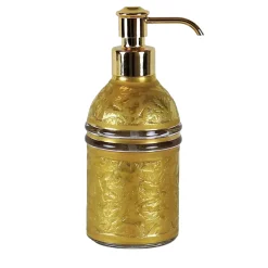 Griffe Montenapoleone by Vetrerie di Empoli Dispenser di sapone in vetro con base ispirata a Michelangelo