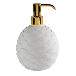 Villari DISPENSER DI SAPONE ROTONDO A FORMA DI PAVONE - BIANCO #2