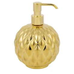 Villari DISPENSER DI SAPONE ROTONDO BLACK TIE - ORO #2