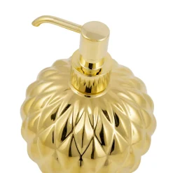 Villari DISPENSER DI SAPONE ROTONDO BLACK TIE - ORO #2
