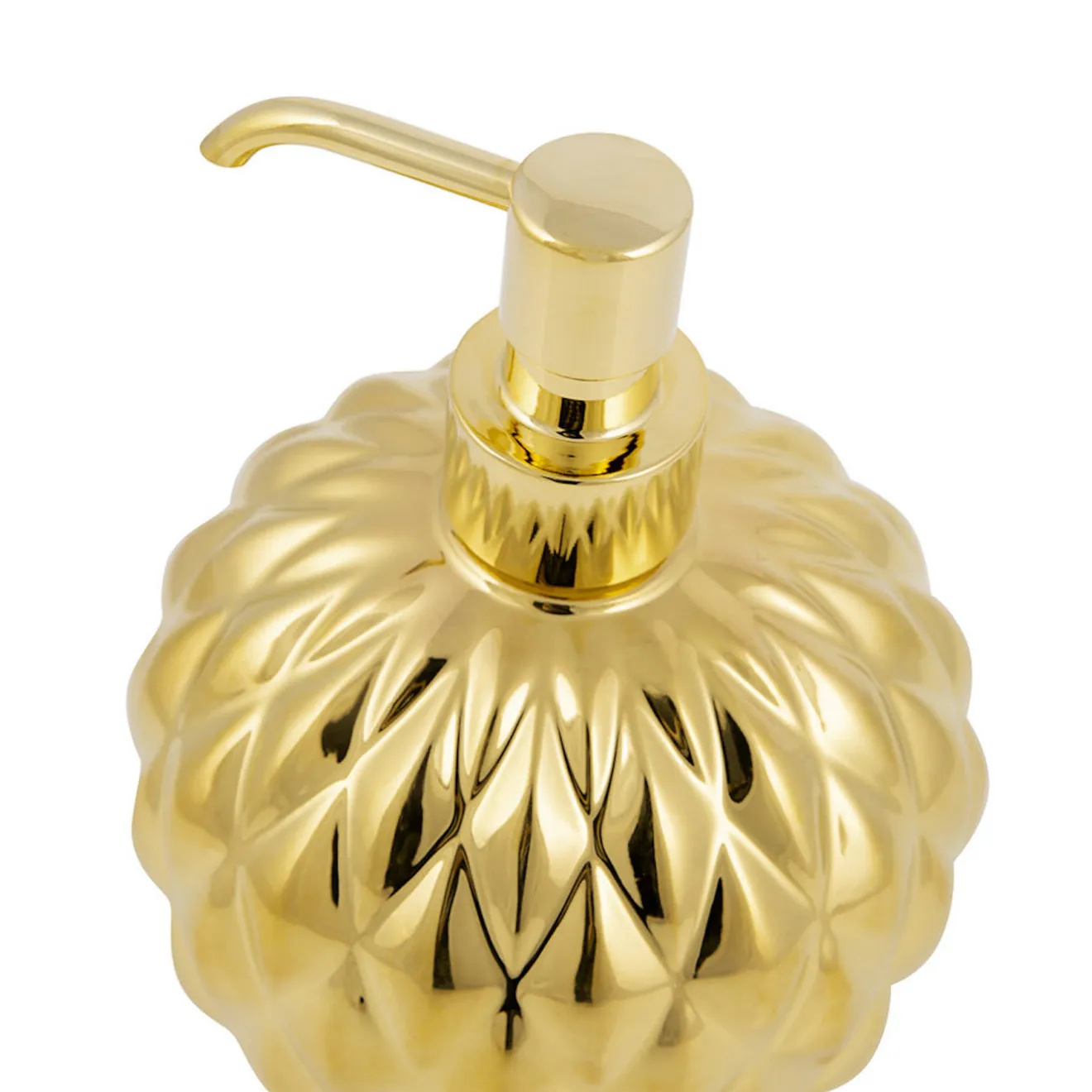 Villari DISPENSER DI SAPONE ROTONDO BLACK TIE - ORO #2
