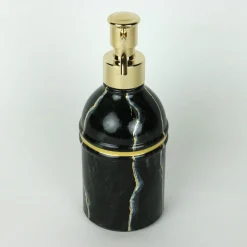 Griffe Montenapoleone by Vetrerie di Empoli Dispenser in vetro ispirato al marmo Portoro