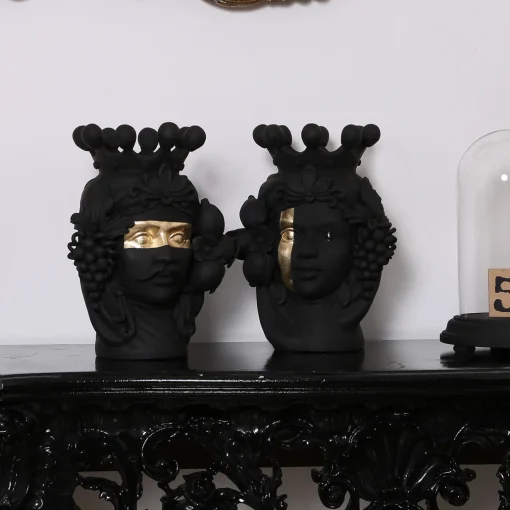 Stefania Boemi Donna Carmela Vaso nero