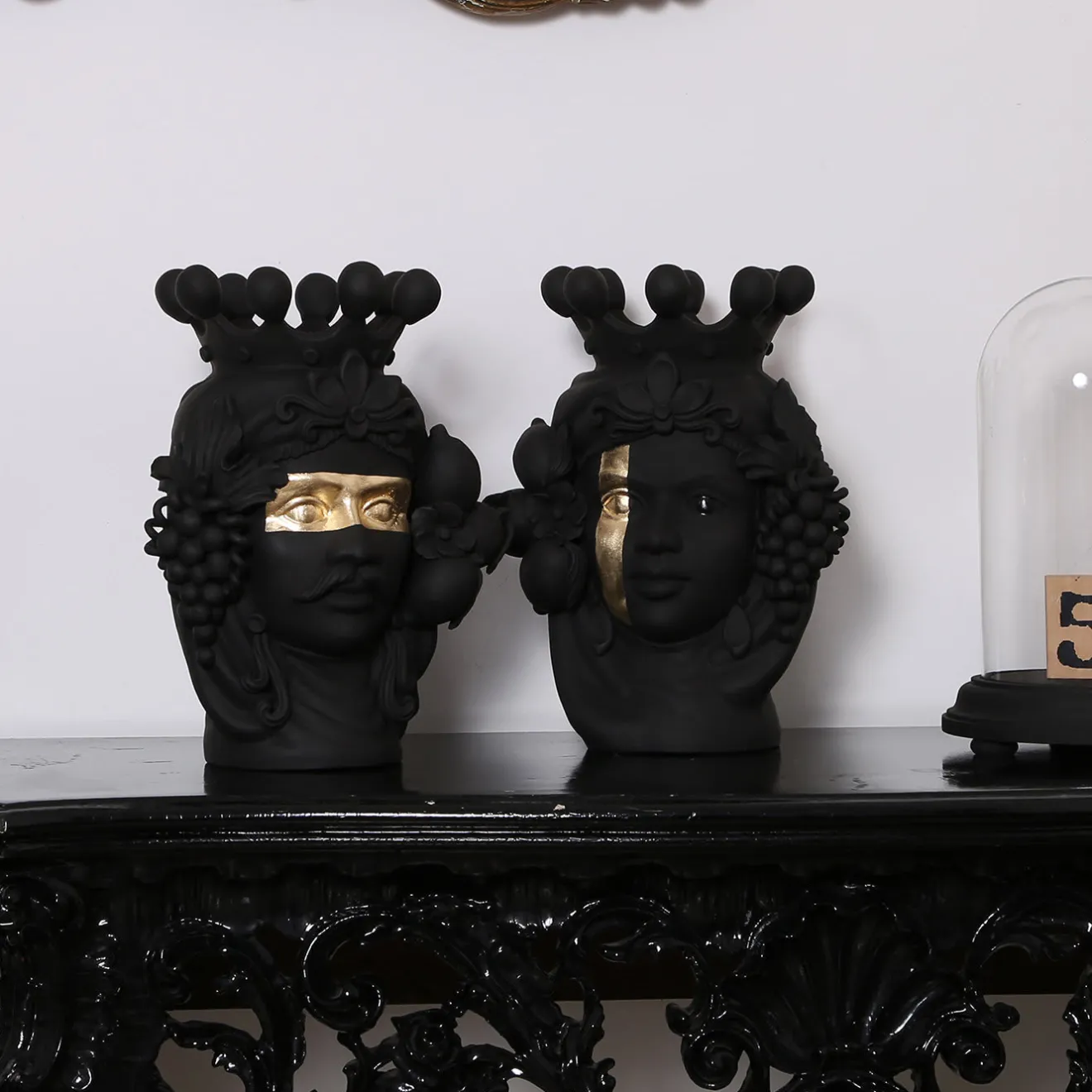 Stefania Boemi Donna Carmela Vaso nero