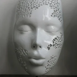 ENIGMA Atelier Donna MASCHERATI Scultura Bianca