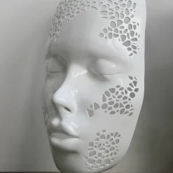 ENIGMA Atelier Donna MASCHERATI Scultura Bianca