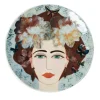 Vetrofuso DONNE FIORITE Set di 2 piatti Amélie