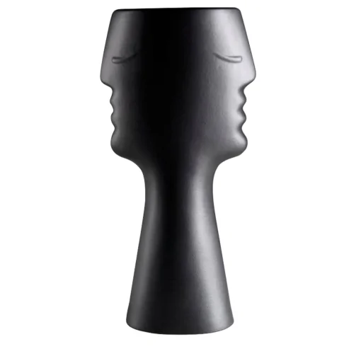 Rometti Doppiapresenza Vaso alto nero