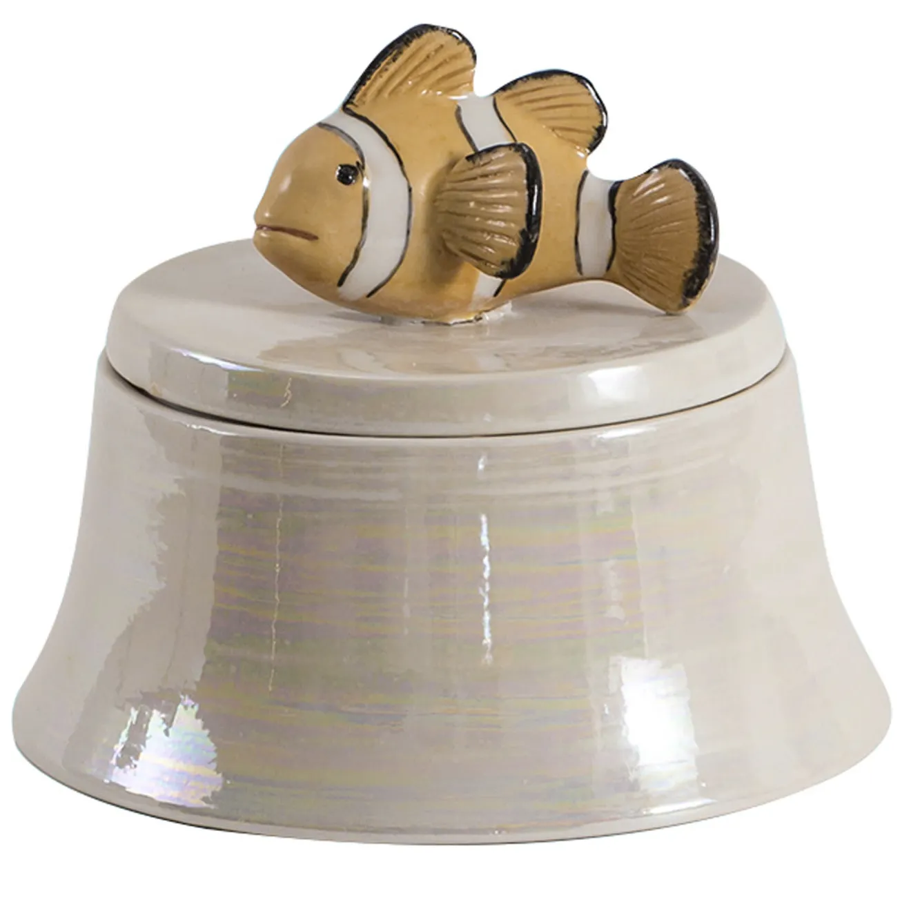 Grand Tour by Vito Nesta Esotica Collection Pesce Porcelain Small Box
