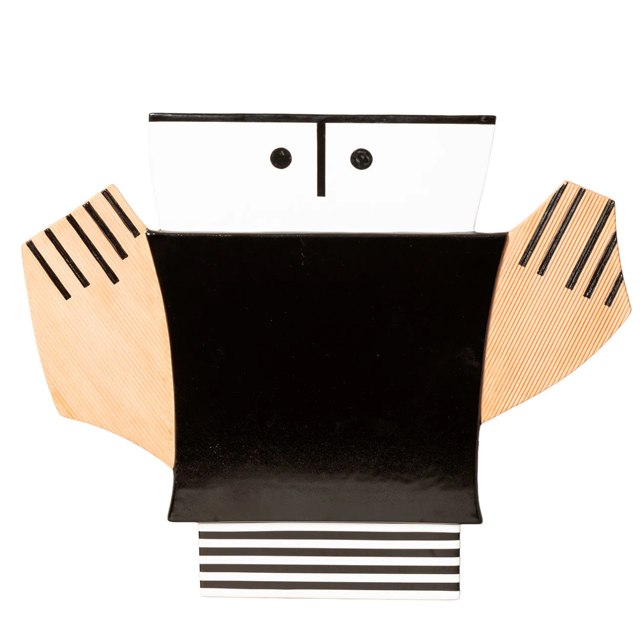 Ceramica Gatti 1928 Ettore Vaso Decorativo di Mimmo Paladino