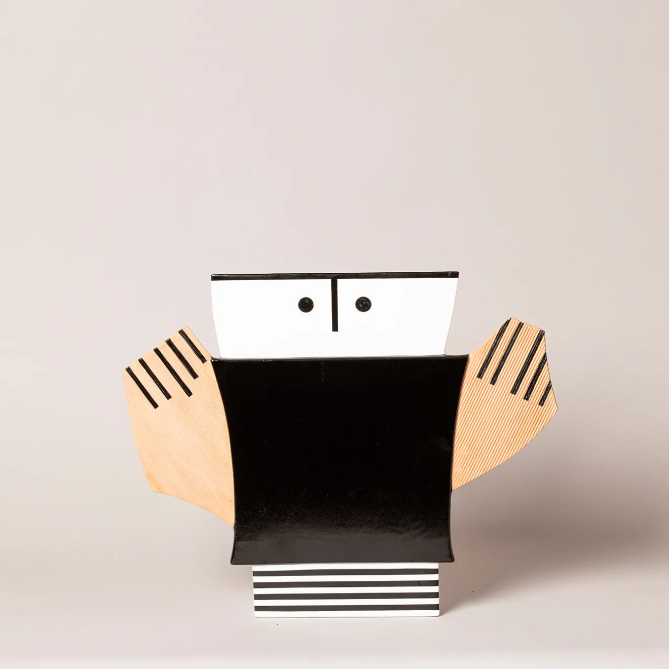 Ceramica Gatti 1928 Ettore Vaso Decorativo di Mimmo Paladino