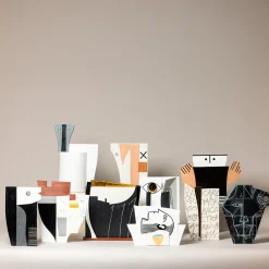 Ceramica Gatti 1928 Ettore Vaso Decorativo di Mimmo Paladino