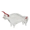 VGnewtrend Figurina di toro in vetro grande