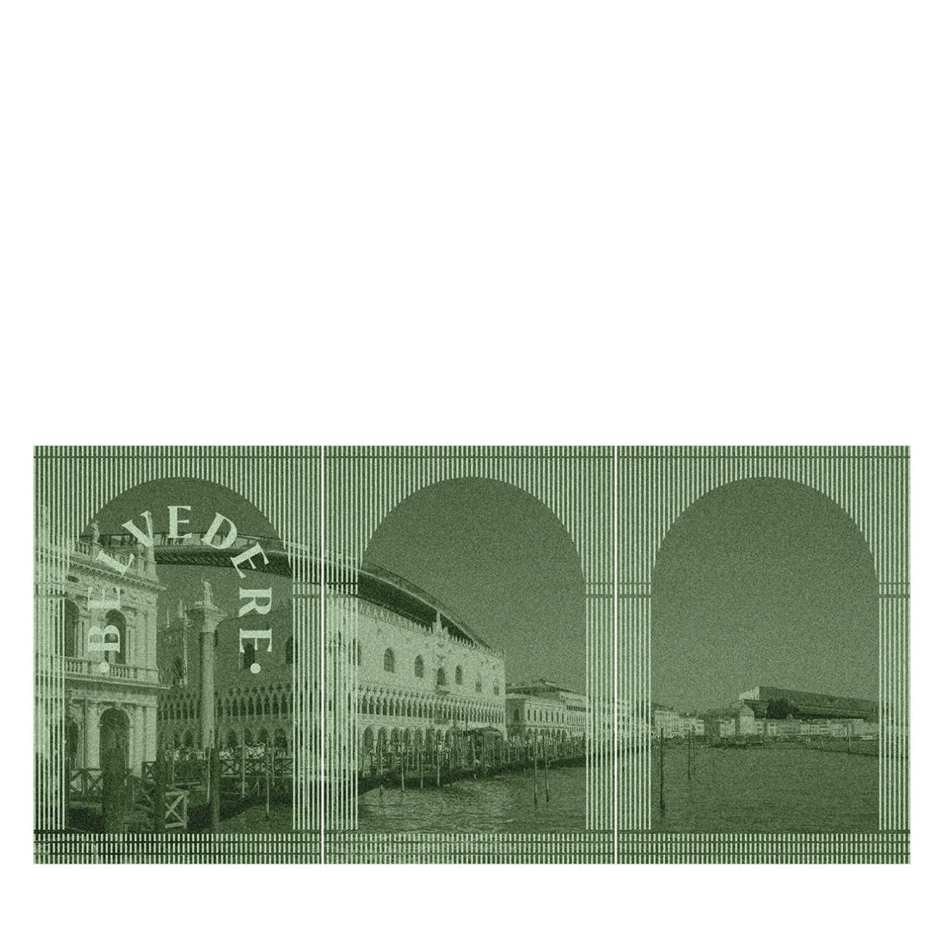 Belvedere Finestre Tessili Verde Arazzo #2