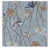 MaVoix Fiori Azzurro Fiordaliso Carta da parati