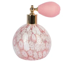 Officine di Murano 1295 Flacone spray di profumo in oro 24 carati e murrine rosa