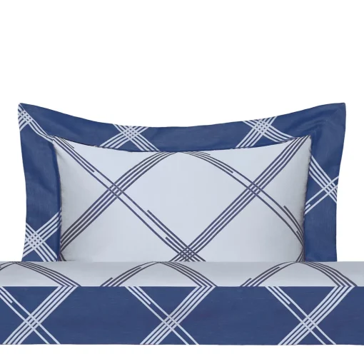 Verderoccia Four Generations Jacquard Blue China US Standard Sham