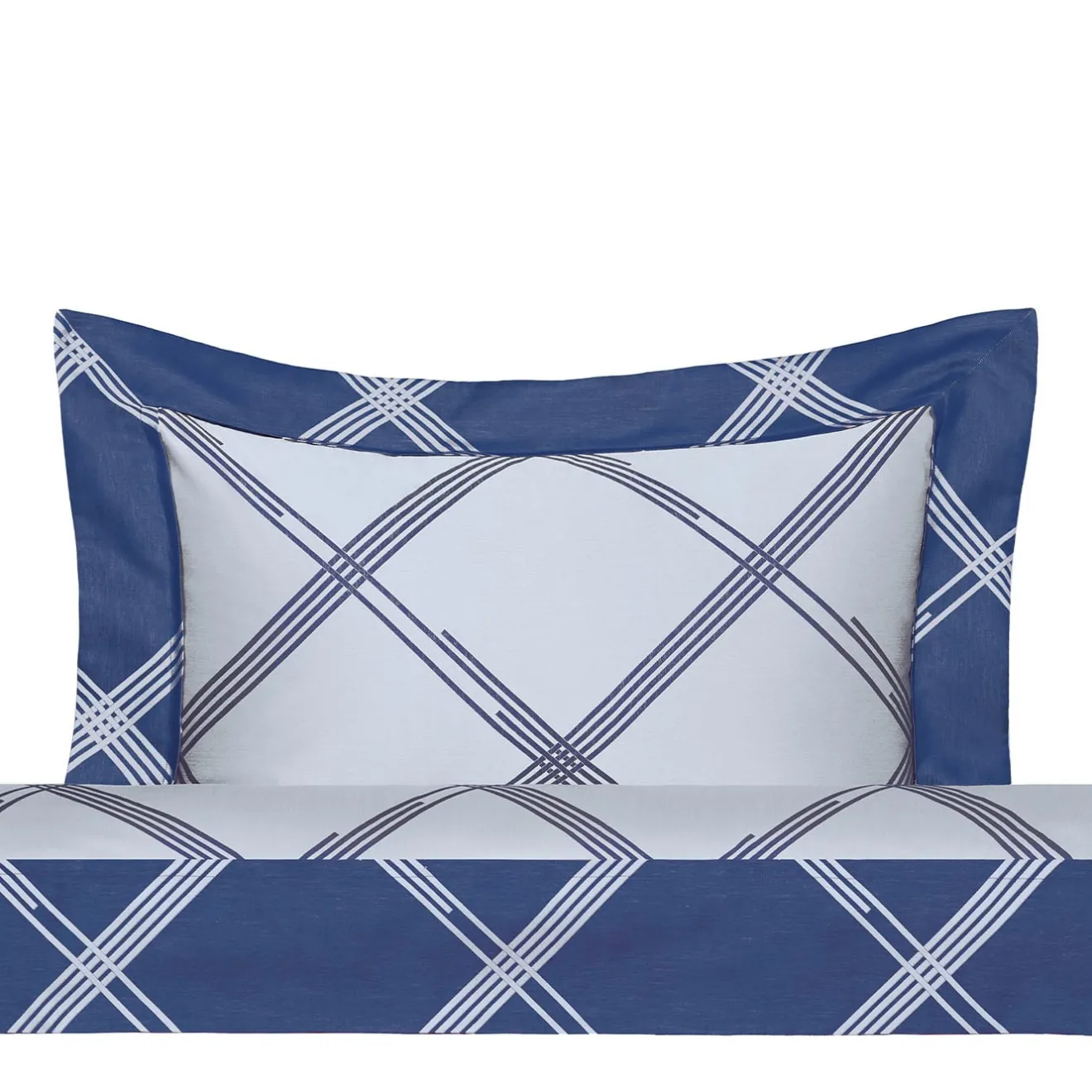 Verderoccia Four Generations Jacquard Blue China US Standard Sham