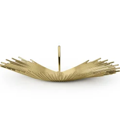 Ghidini 1961 Fruttiera Florida in ottone lucido di Nika Zupanc