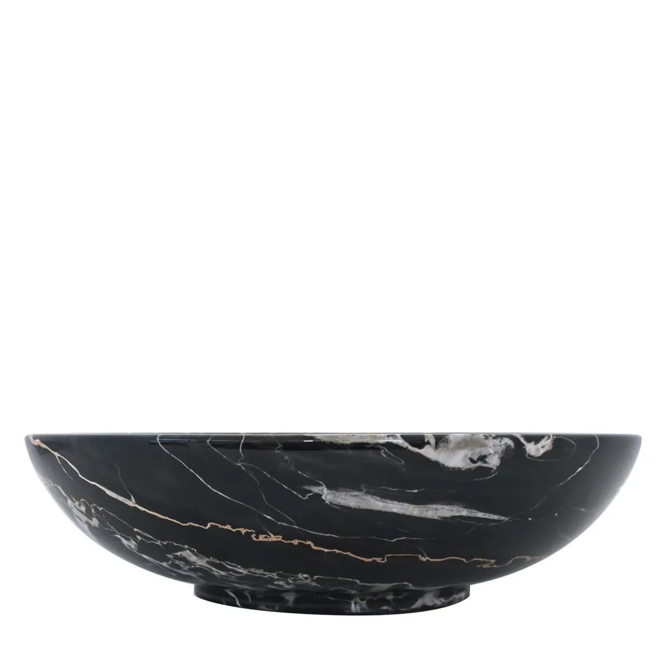 FiammettaV Home Collection Fruttiera in marmo nero Portoro
