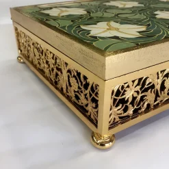 Bianco Bianchi Gigli Scatola di lusso con cerniera