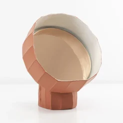 Giovanni Botticelli Girasole 20 Specchio da tavolo rosa di Paronetto e Botticelli