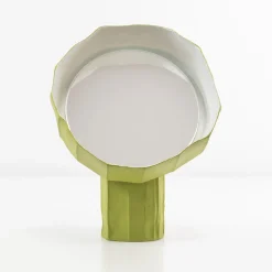 Giovanni Botticelli Girasole 20 Specchio da tavolo verde-lime di Paronetto e Botticelli