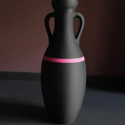 Pop Pot Giulio Cesare Anfora XL nera e fucsia