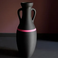 Pop Pot Giulio Cesare Anfora XL nera e fucsia