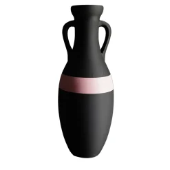 Pop Pot Giulio Cesare Anfora XL nera e rosa #1