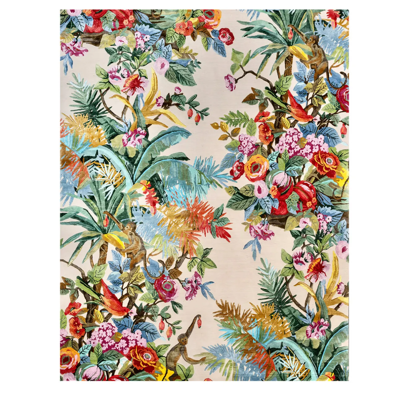 Illulian Giungla Esotica Tappeto Multicolore