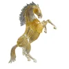 Zanetti Murano Grande cavallo da riproduzione in vetro dorato