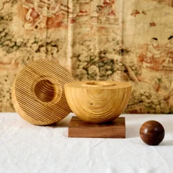 Emanuele Pantanella Design Grande oggetto decorativo in legno Uovo in edizione limitata #21