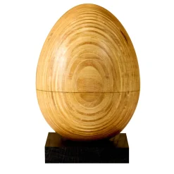Emanuele Pantanella Design Grande Oggetto Decorativo in Legno a Edizione Limitata Uovo n.12