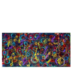 Elisabetta Milan Il potere dell'energia Pittura acrilica