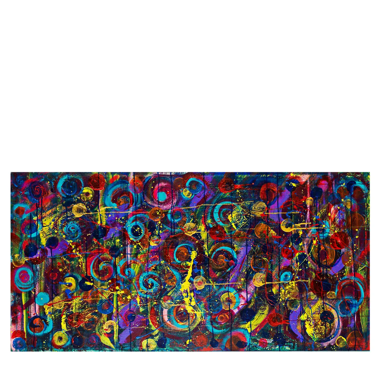 Elisabetta Milan Il potere dell'energia Pittura acrilica