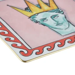 GINORI 1735 Il Viaggio di Nettuno Pink Square Vide Poche di Luke Edward Hall