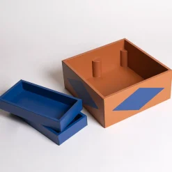 Luhdo Intarsio Briolette Pecan e Ocean Blue Duo Box