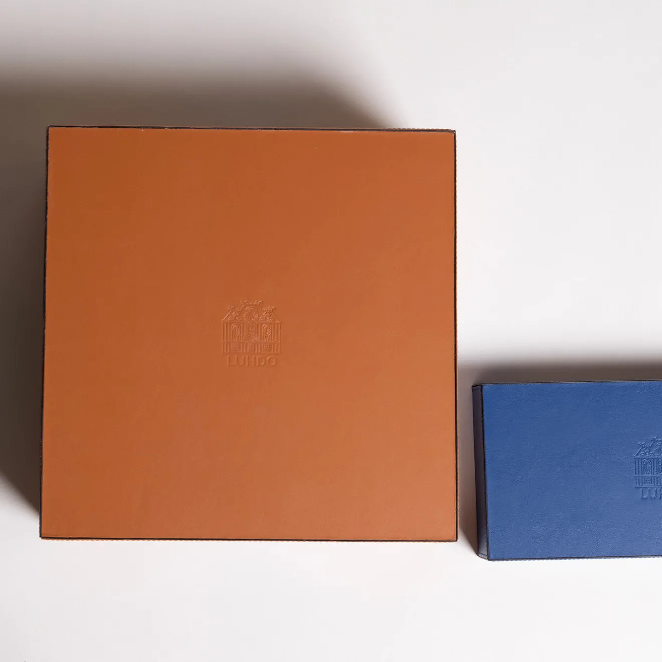 Luhdo Intarsio Briolette Pecan e Ocean Blue Duo Box