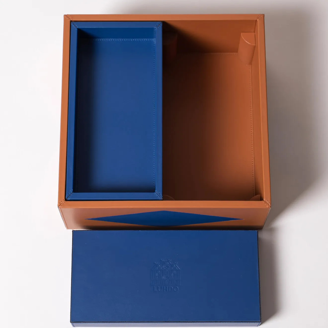 Luhdo Intarsio Briolette Pecan e Ocean Blue Duo Box