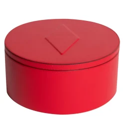 Luhdo Intarsio True Red Circle Box