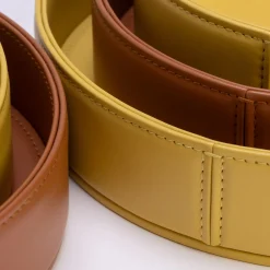 Foglizzo 1921 Kandinsky Terracotta Brown Svuotatasche Medio