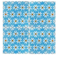 Studio Le Nid Kimeya Margherita Light Llue Set di 4 piastrelle di Vincenzo Messina