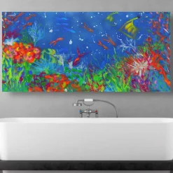 Elisabetta Milan La mia barriera corallina Pittura acrilica