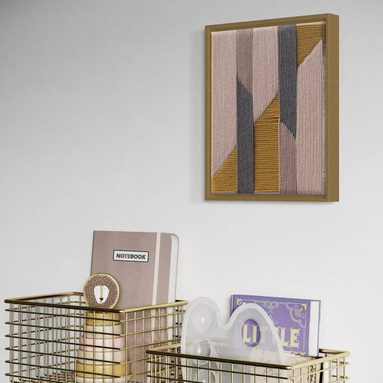 Kubel Design L'arazzo multicolore Hidden Patterns #3