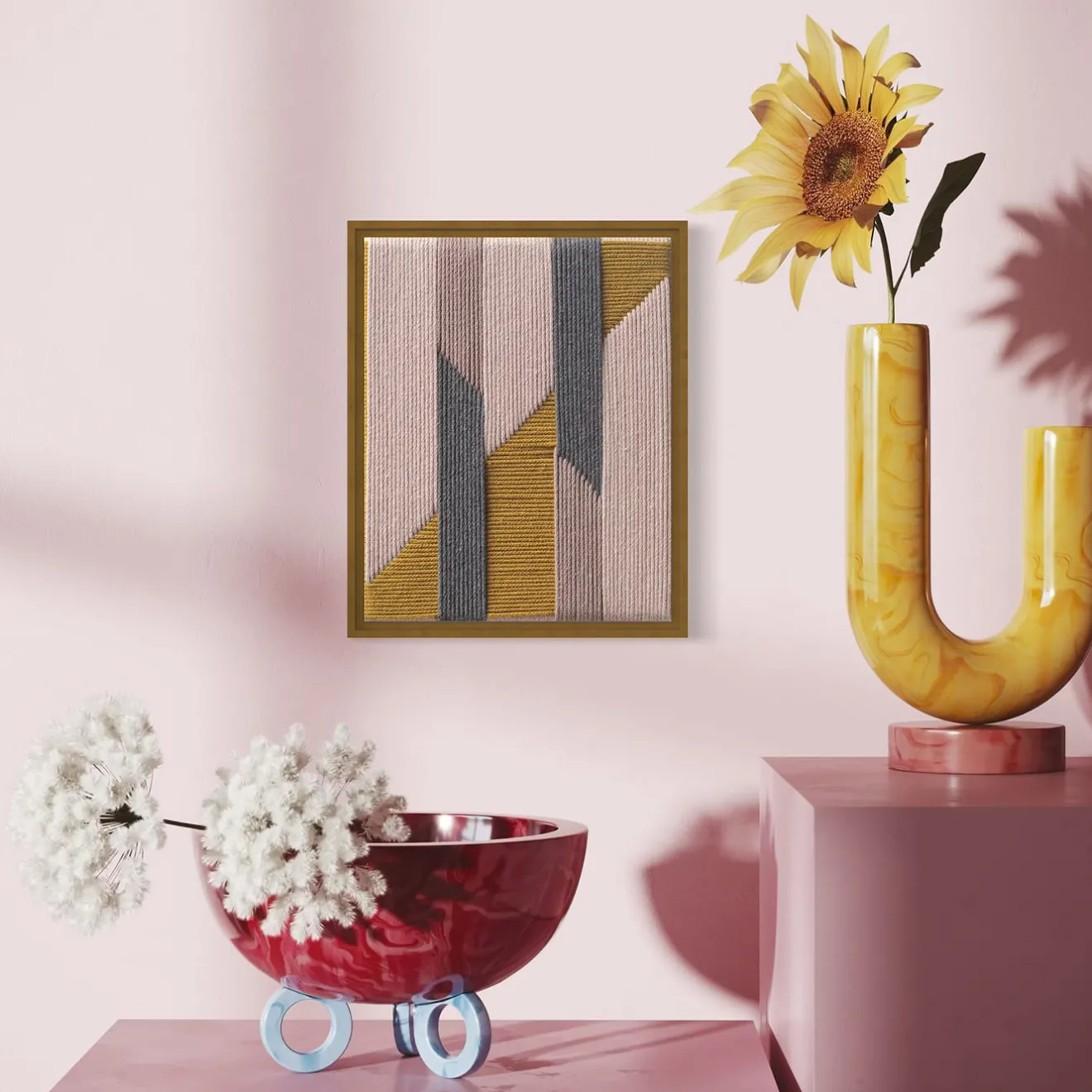 Kubel Design L'arazzo multicolore Hidden Patterns #3